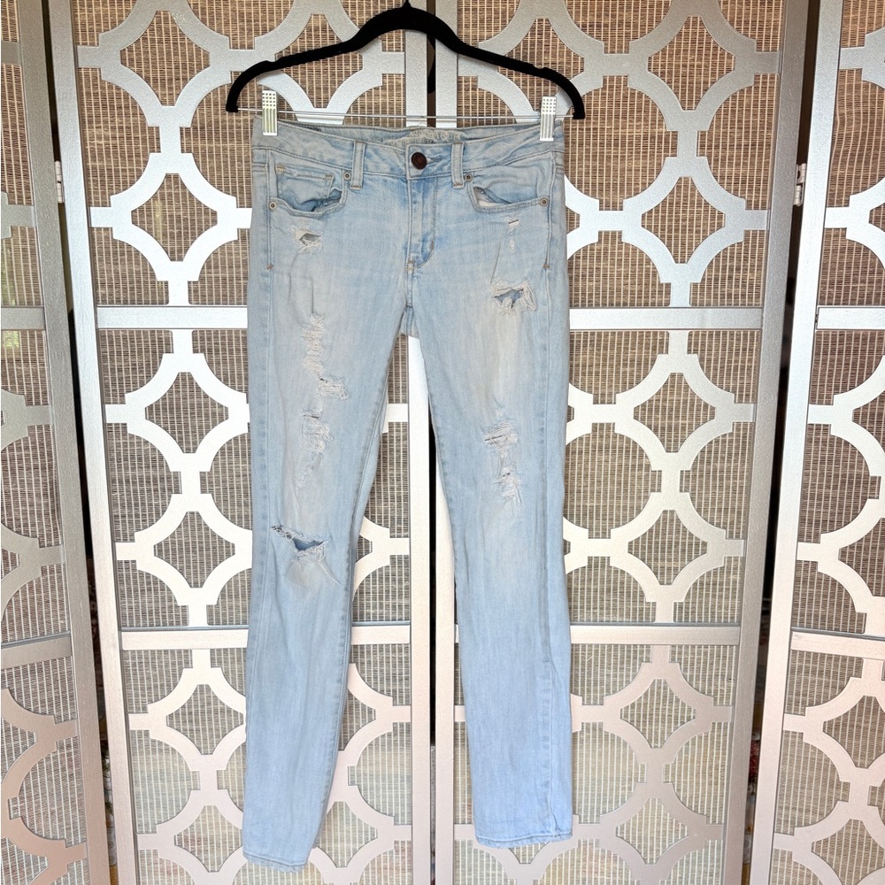 American Eagle Outfitters Blue Skinny Jeans